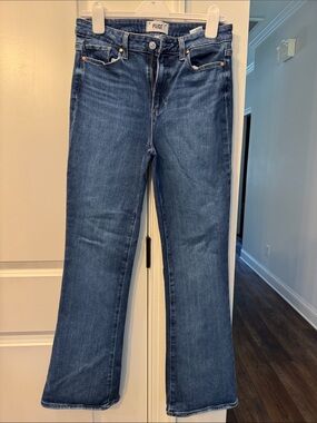 PAIGE Dark Blue Flare Jeans